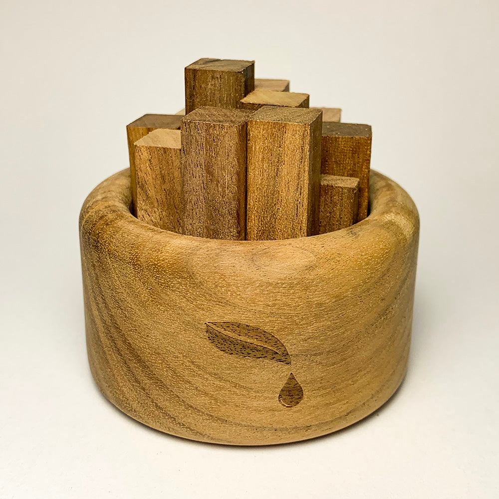 Black Walnut Cup Diffuser | Stylish Home Decor | Waterless Natural Essential Oil Diffusing